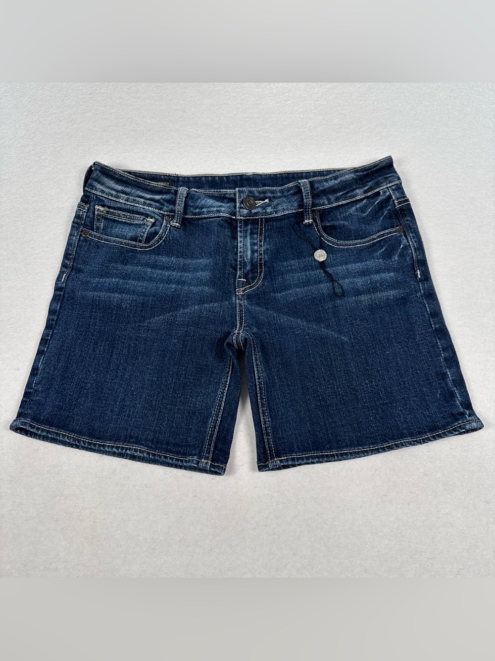 Buffalo David Bitton Y2K Pete Jeans Shorts Womens 27 Low Rise Mid Length Stretch